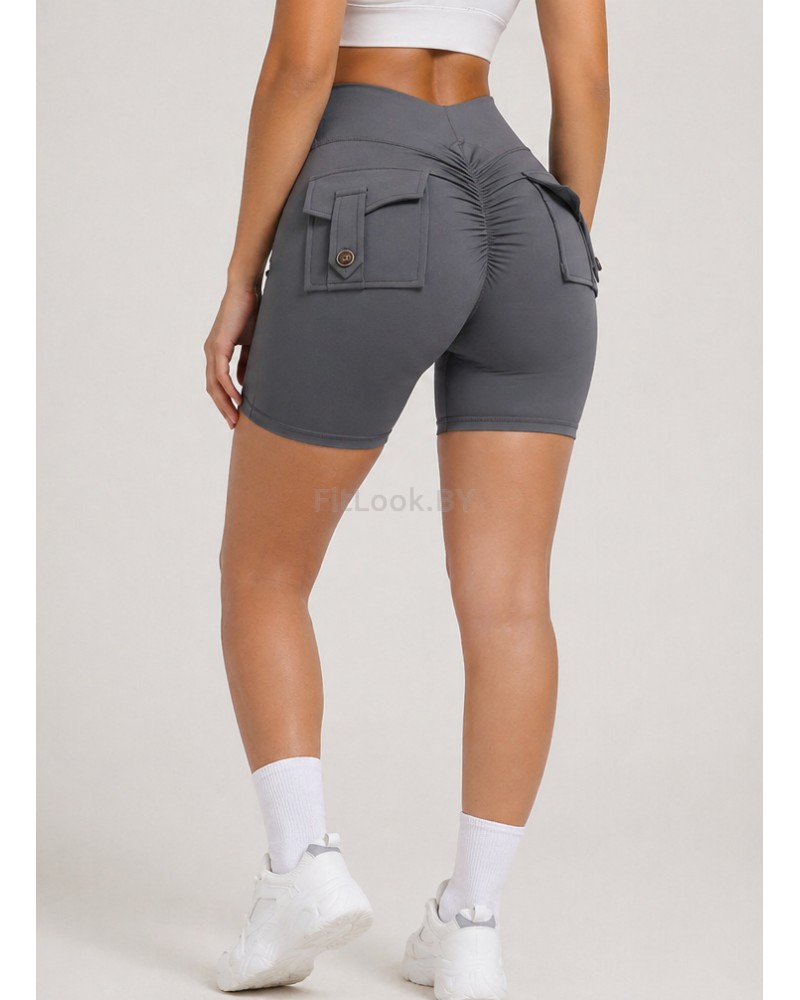 Шорты FITBASE Scrunch Grey