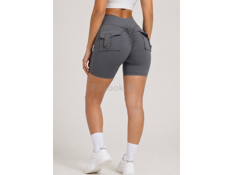 Шорты FITBASE Scrunch Grey