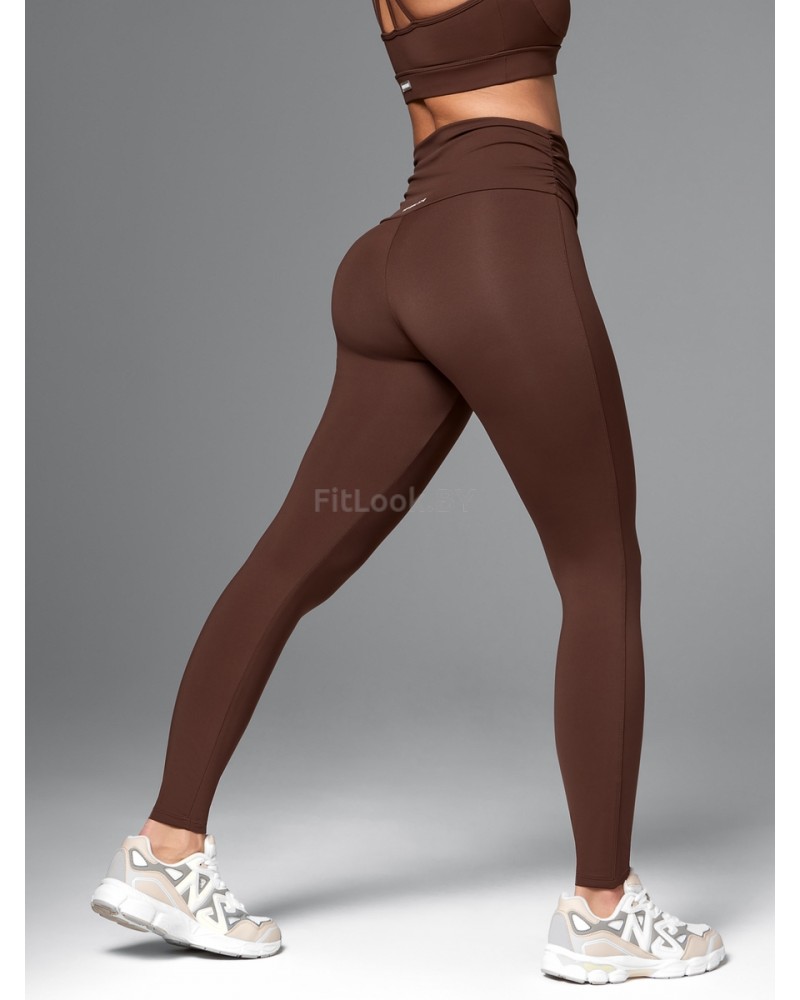 Спортивные леггинсы Брауни с широким поясом