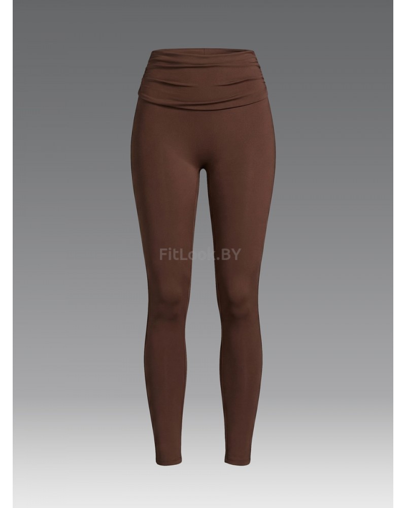 Спортивные леггинсы Брауни с широким поясом