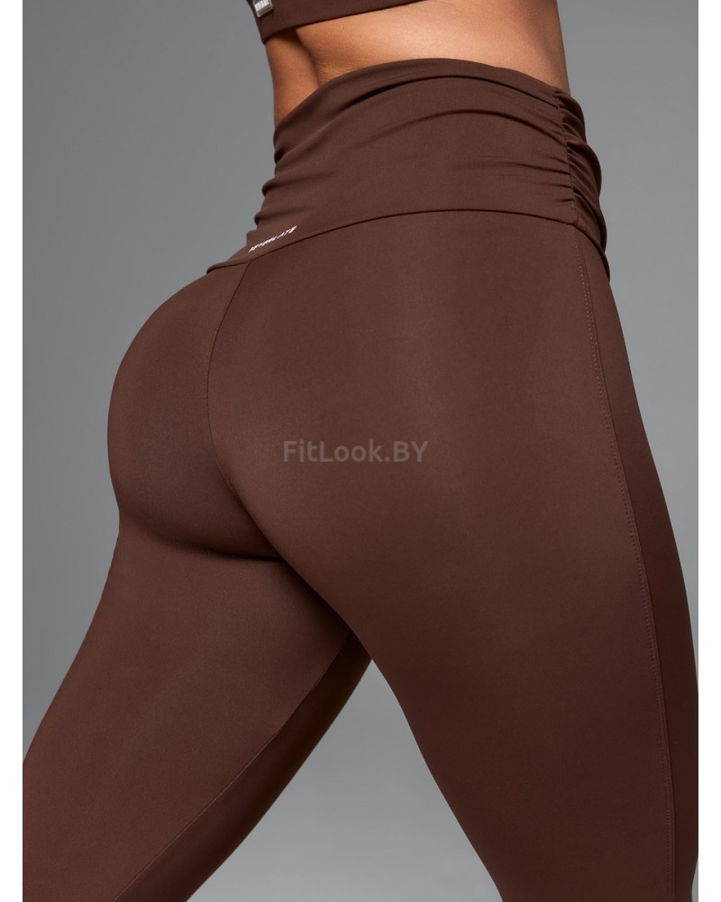 Спортивные леггинсы Брауни с широким поясом