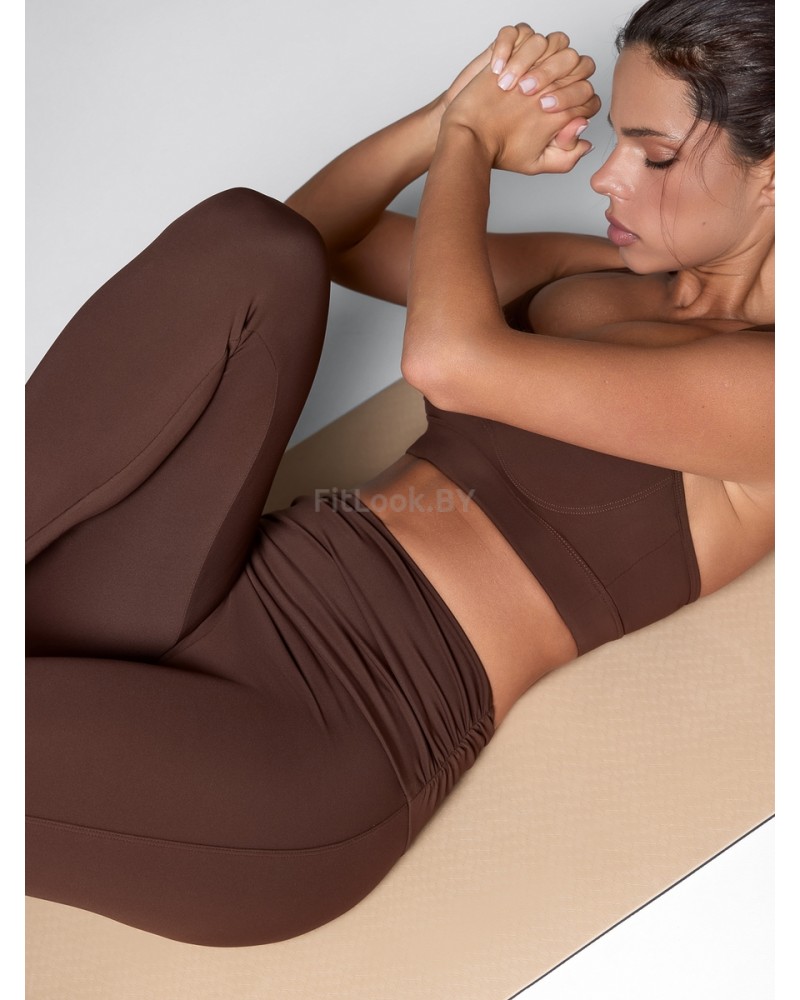 Спортивные леггинсы Брауни с широким поясом
