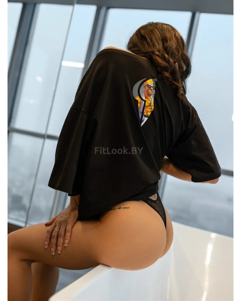 Футболка Bona Fide: OVERSIZE T-shirt "Homer's bitch"