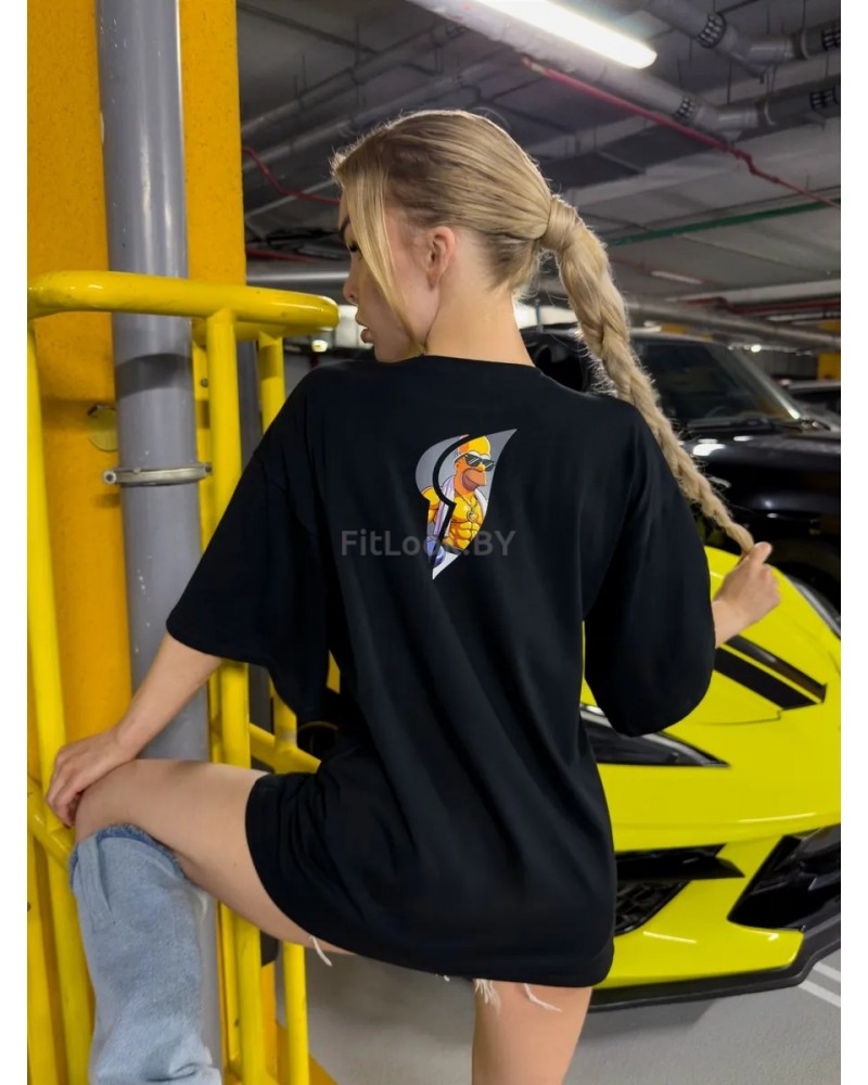 Футболка Bona Fide: OVERSIZE T-shirt "Homer's bitch"