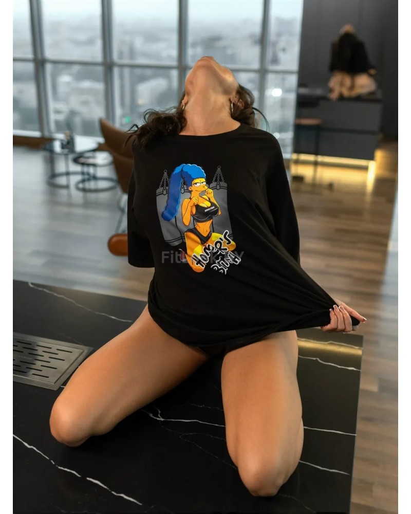 Футболка Bona Fide: OVERSIZE T-shirt "Homer's bitch"