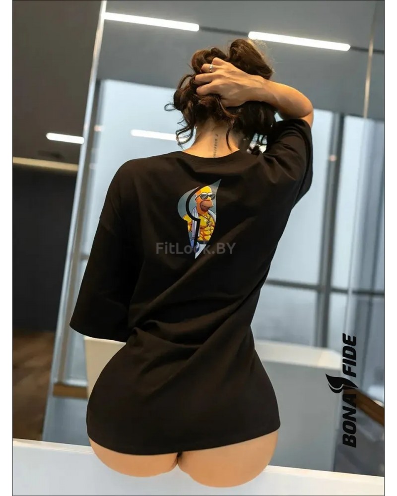 Футболка Bona Fide: OVERSIZE T-shirt "Homer's bitch"