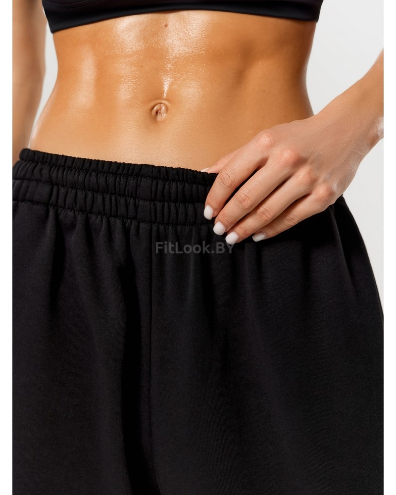 Спортивные брюки свободного кроя  GYM Bunny Black