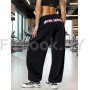 Спортивные брюки свободного кроя  GYM Bunny Black