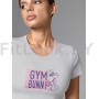 Укороченная спортивная футболка из хлопка GYM Bunny