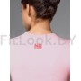 Укороченная спортивная футболка из хлопка Juicy Pump Pink