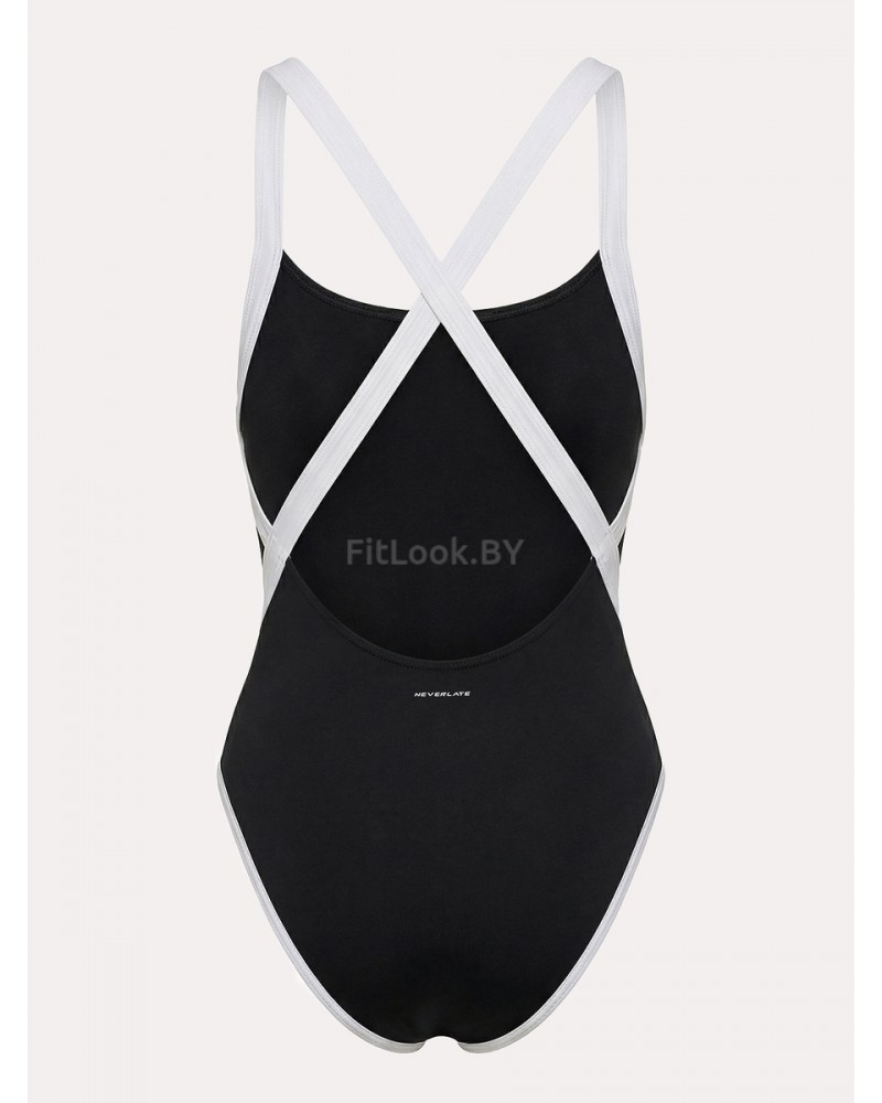 Купальник спортивный Neverlate Outlined Contrast Black