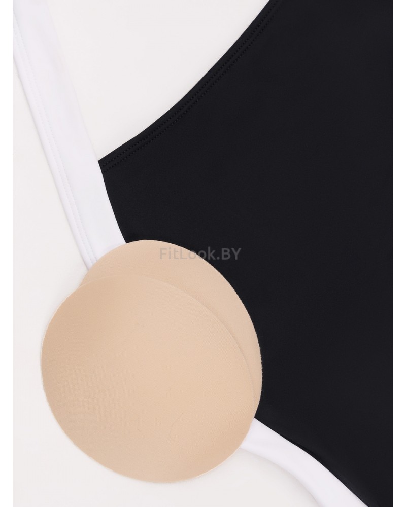 Купальник спортивный Neverlate Outlined Contrast Black