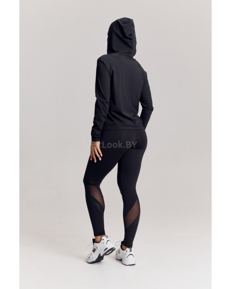 Лонгслив с капюшоном Astra Black