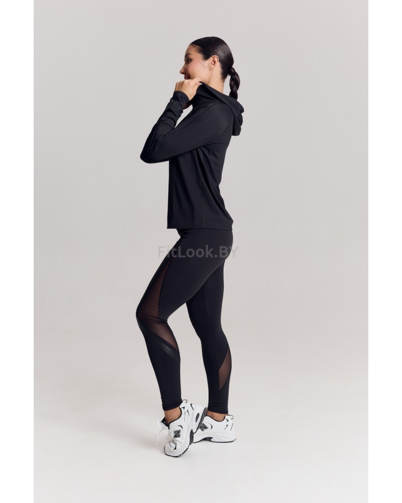 Лонгслив с капюшоном Astra Black
