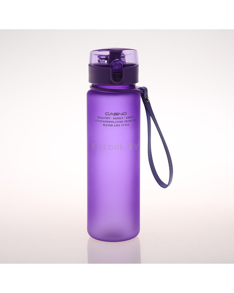Бутылка спортивная CASNO 560ml , цвет: фиолетовая