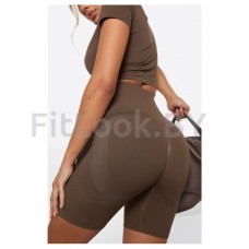 Велосипедки FITBASE High Waist Brown