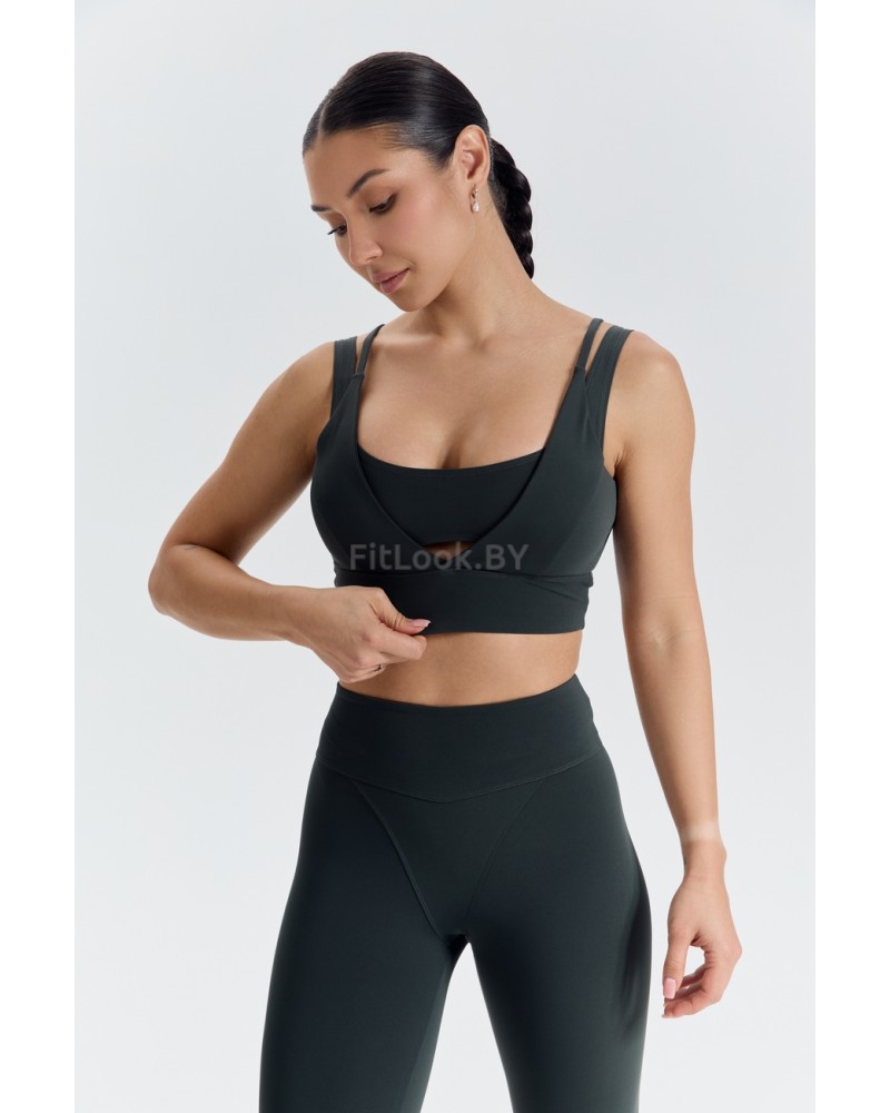 Топ для фитнеса Forstrong Star Dark Green