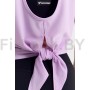 Майка-сетка с завязками Forstrong Tie Lavender