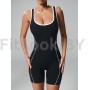 Короткий фитнес комбинезон Neverlate моделирующего кроя