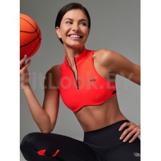 Топ Neverlate Mid Zip Orange 814.1