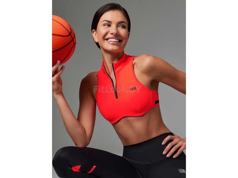 Топ Neverlate Mid Zip Orange 814.1