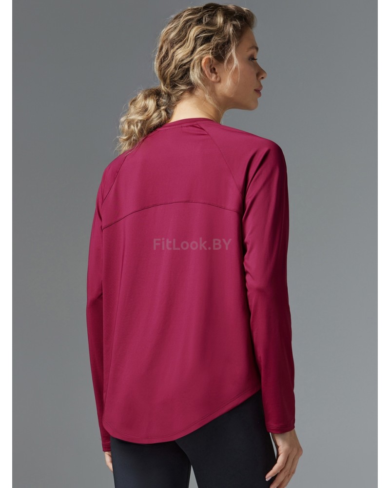 Бордовый рашгард Neverlate свободного кроя