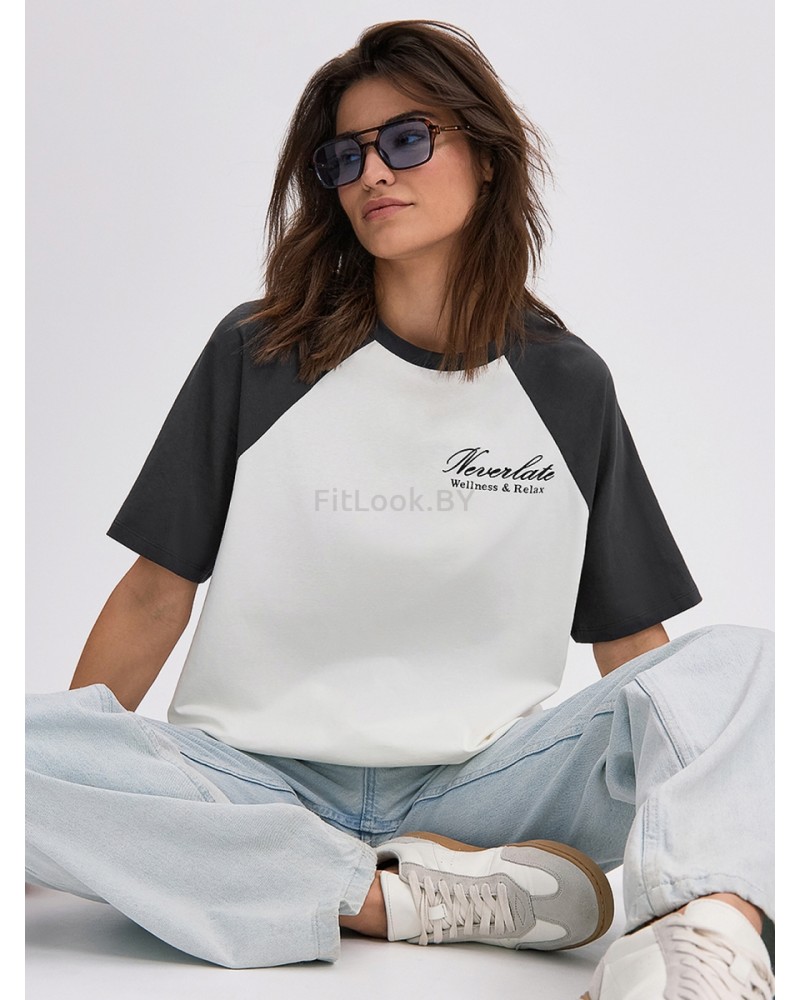 Оверсайз футболка Neverlate Welness