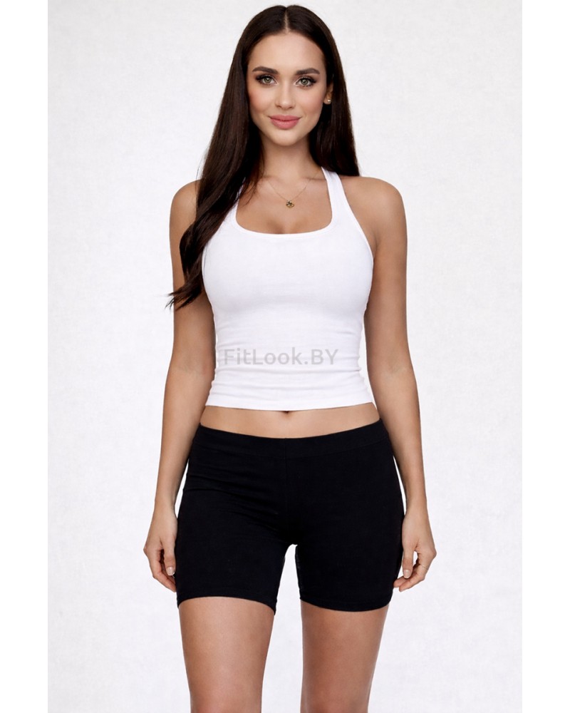 Белая спортивная майка с чашками TankTop White