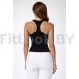 Чёрная спортивная майка с чашками TankTop Black