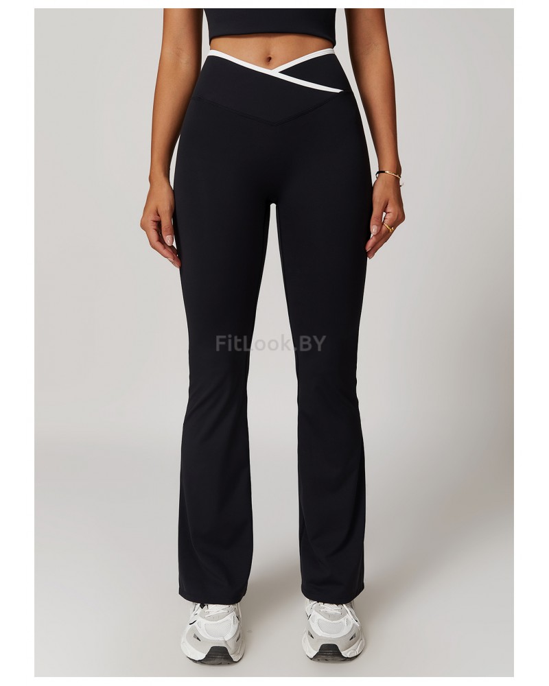 Спортивные брюки клёш Contour Black