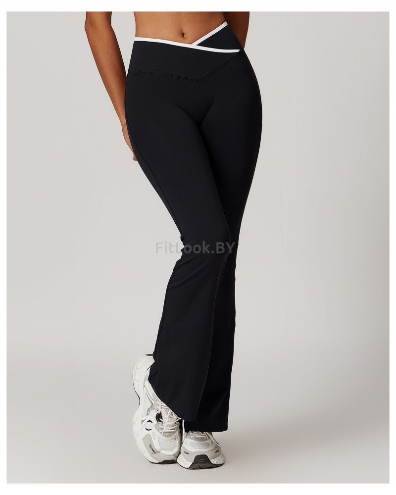 Спортивные брюки клёш Contour Black