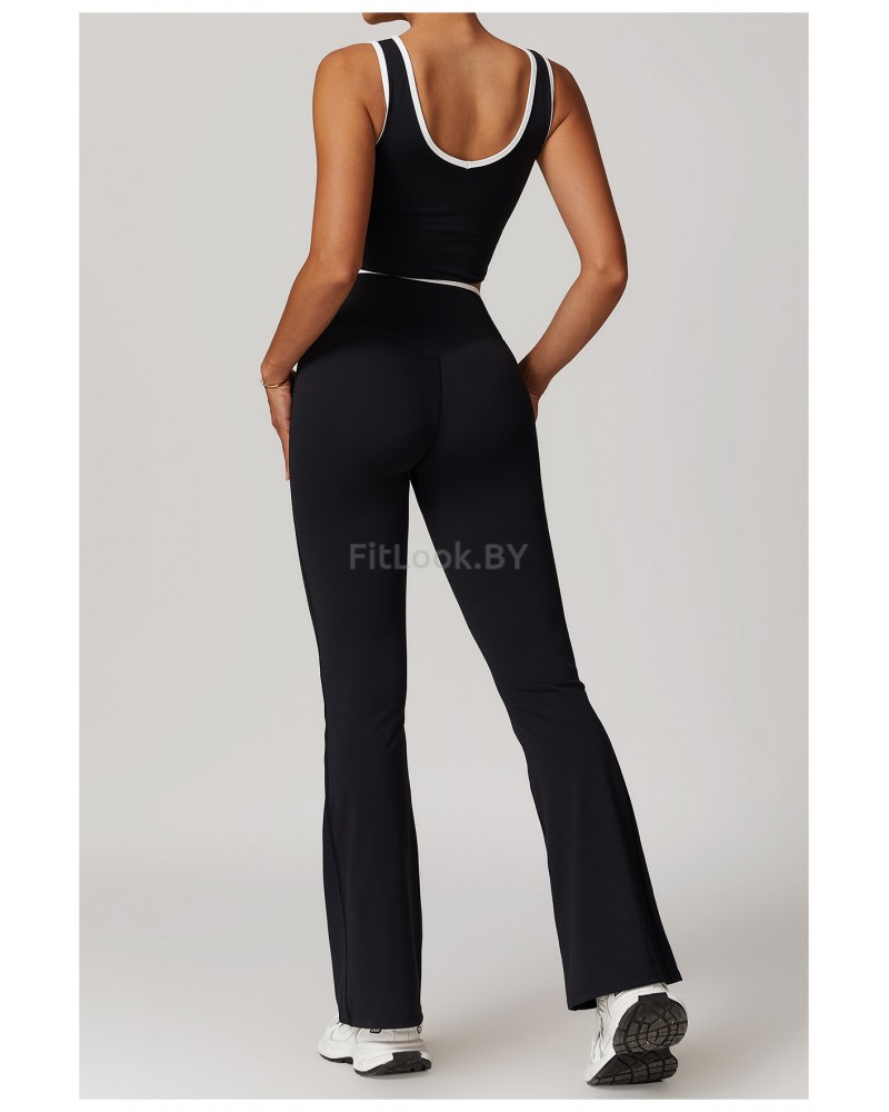 Спортивные брюки клёш Contour Black