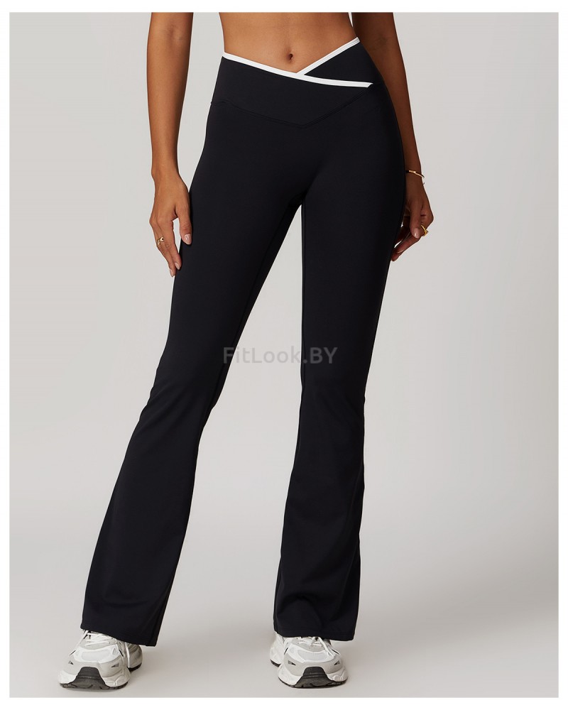 Спортивные брюки клёш Contour Black
