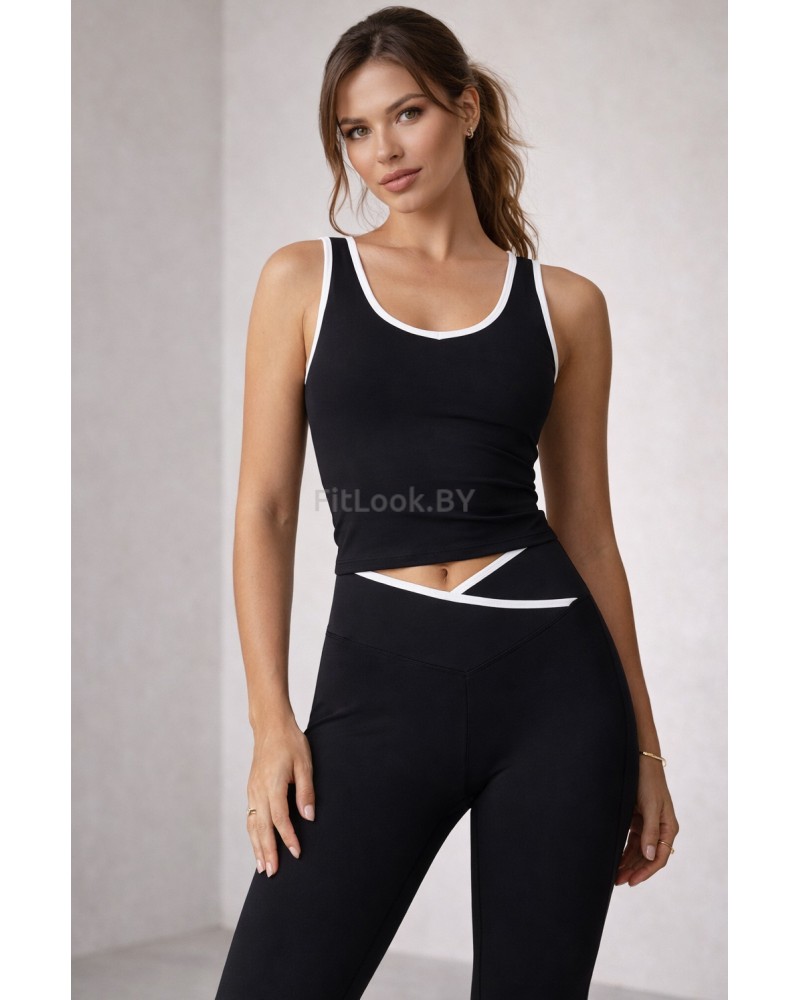 Майка с чашками Contour Black