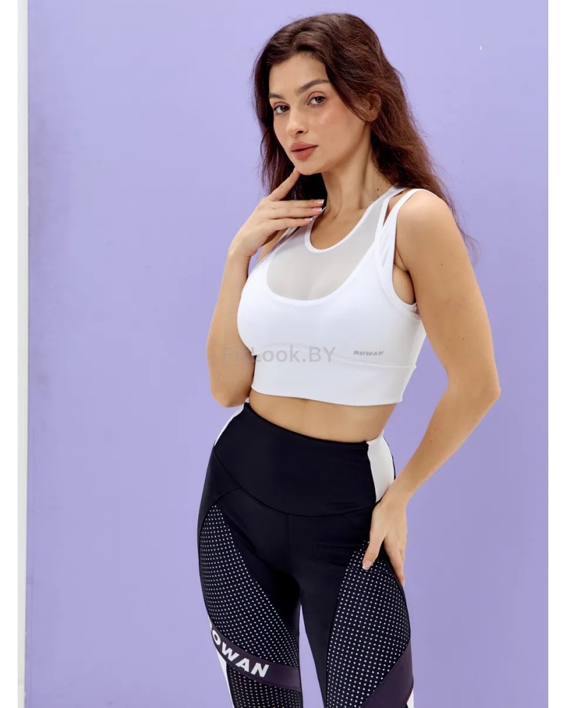 Топ спортинвый Rowan Double White