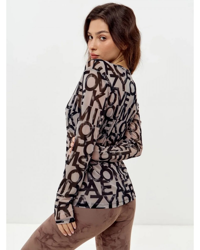 Лонгслив-сетка ROWAN Body Mesh Biege