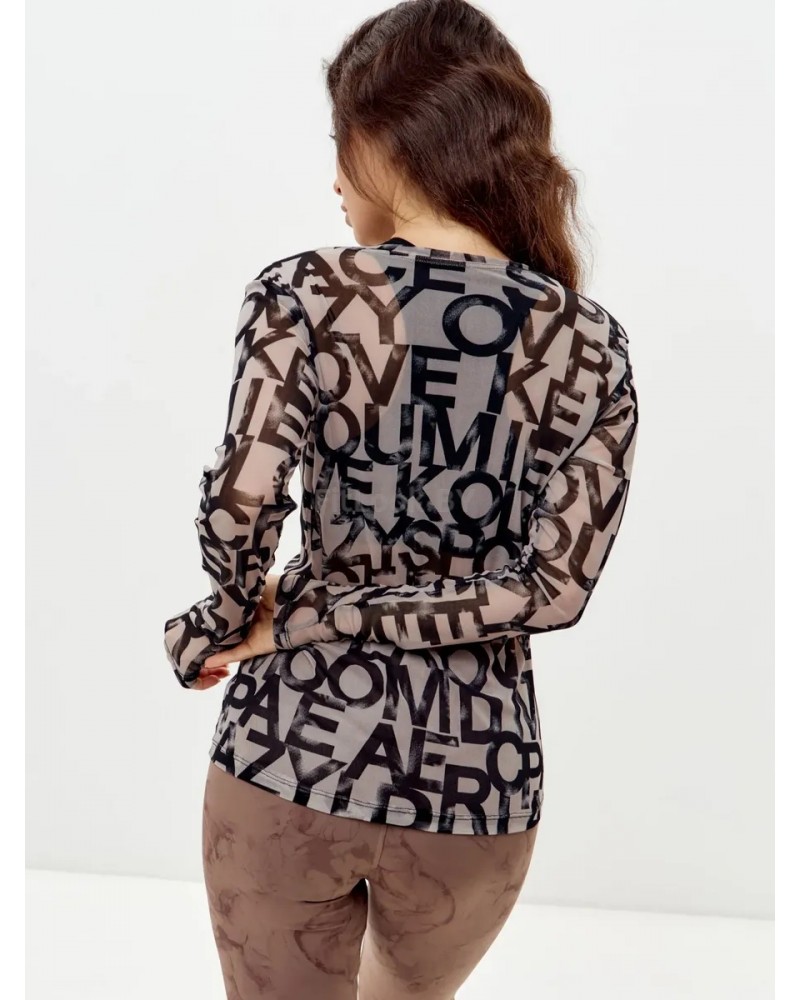 Лонгслив-сетка ROWAN Body Mesh Biege