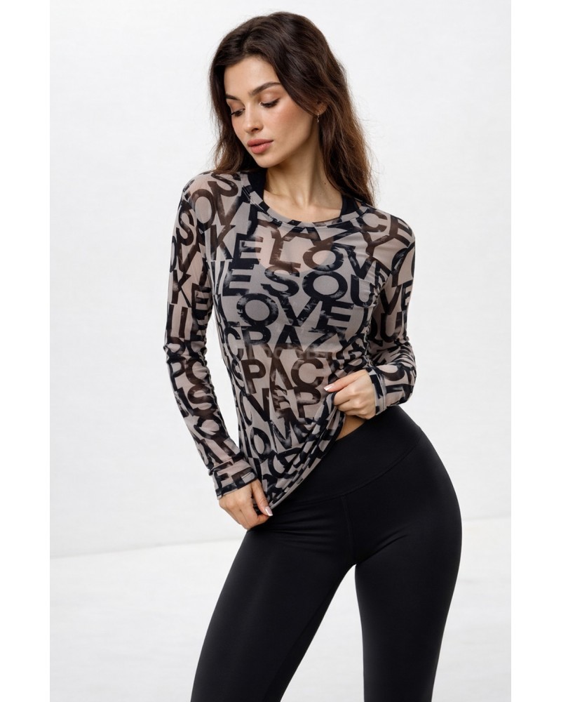 Лонгслив-сетка ROWAN Body Mesh Biege