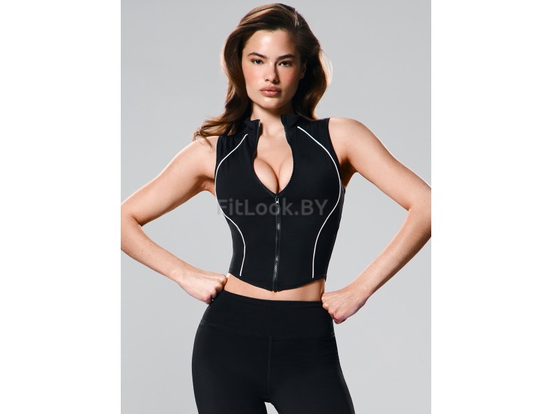 Рашгард Neverlate ZIP Contrast Black 1315.1    