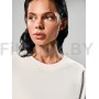 Укороченный свитшот объёмного кроя Crop Milky