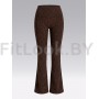 Брюки-клёш Flared Classic Brown Leo