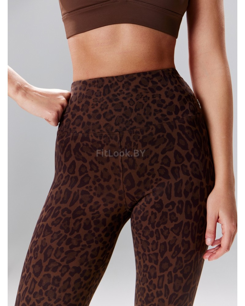 Брюки-клёш Flared Classic Brown Leo