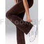Брюки-клёш Flared Classic Brown Leo