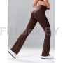 Брюки-клёш Flared Classic Brown Leo