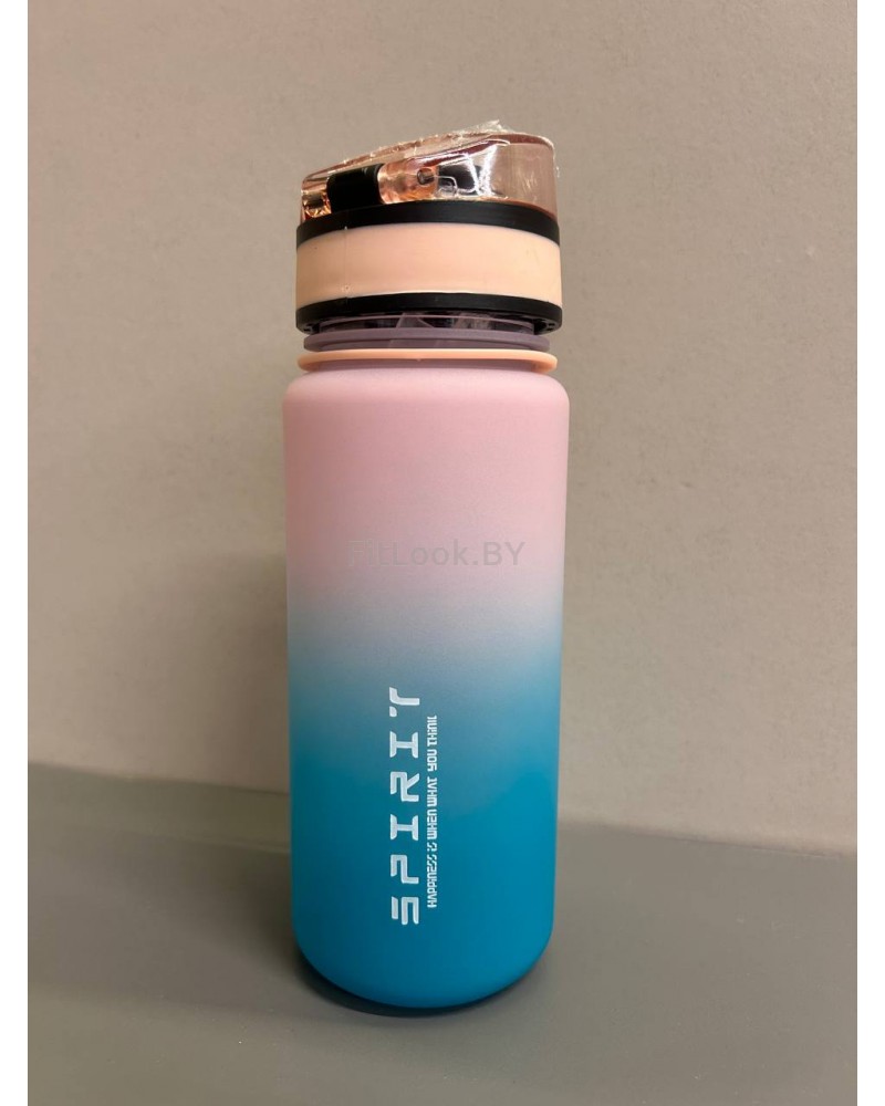 Бутылка спортивная ESPRIT 500 мл, цвет розово-бирюзовый