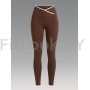 Леггинсы Neverlate Outlined Cross Brown