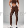 Леггинсы Neverlate Outlined Cross Brown