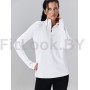 Удлинённый лонгслив на молнии LongZip White