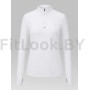 Удлинённый лонгслив на молнии LongZip White