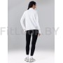 Удлинённый лонгслив на молнии LongZip White